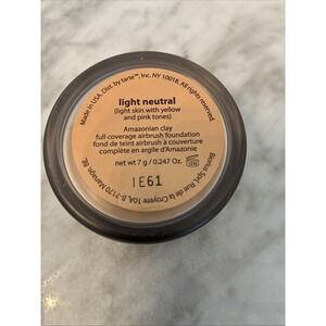 Tarte Amazonian Clay Full Coverage Airbrush Foundation Light Neutral NIB Fresh